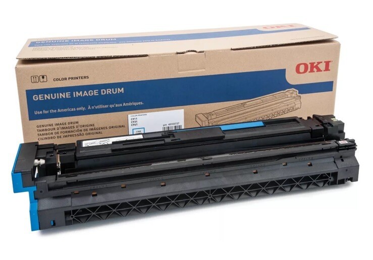 NEW GENUINE SEALED OEM OKI 45103727 CYAN IMAGE DRUM C900 SERIES C911 C931 C941