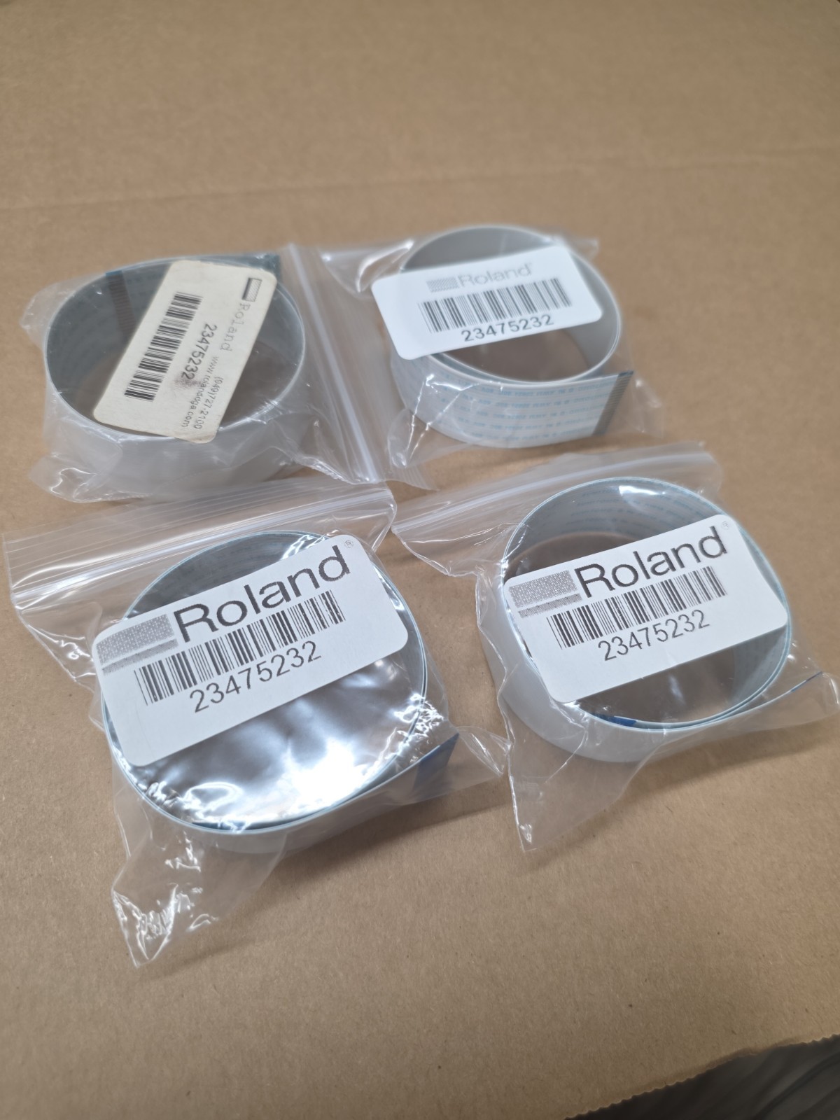 4PC Original Roland LEF300 XC540 XJ740 Printhead FPC Cable 21P 385L BB 23475232