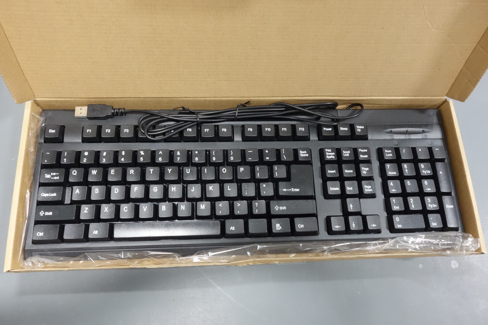 iMicro Basic 107 Key Keyboard USB KB-US819EB New in the BOX Color Black