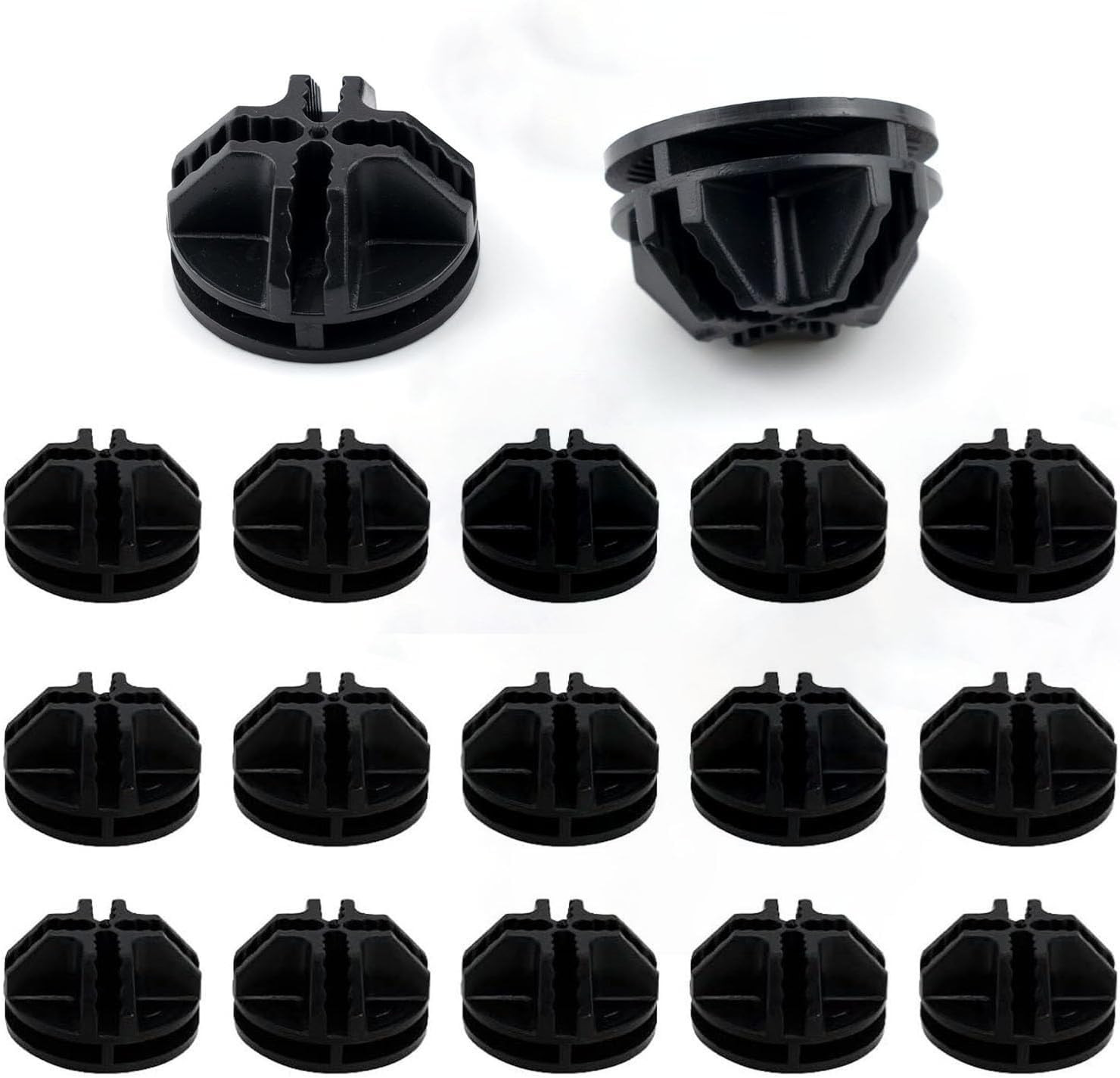 30 PCS Metal Wire Cube Connectors for Storage Organizer, Grid Connectors |