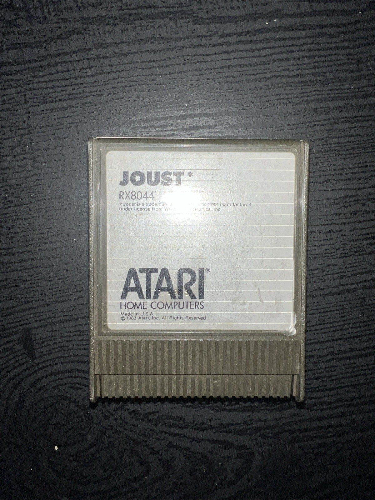 Atari RX8044 Joust Vintage Computer Game Cartridge