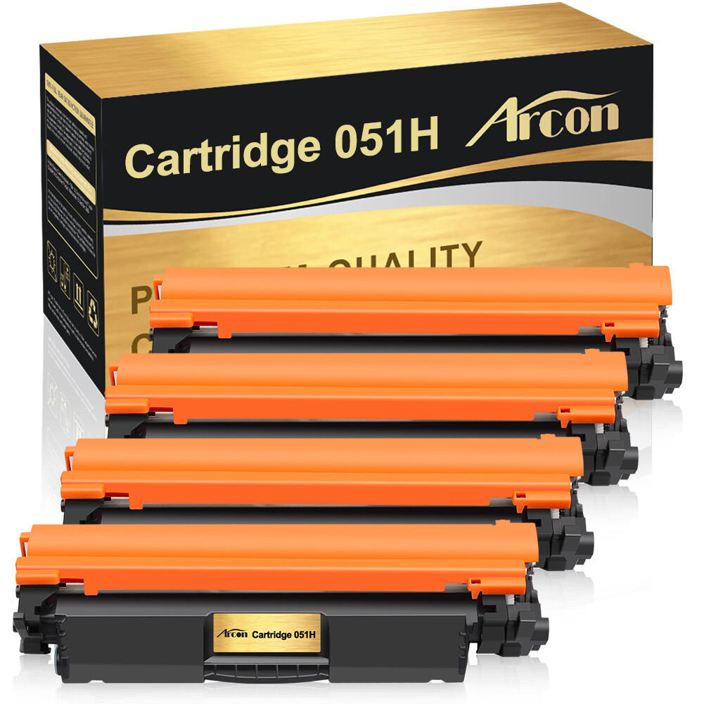 4PK CRG051H Toner Compatible for Canon 051H ImageCLASS MF264dw MF267dw MF269dw