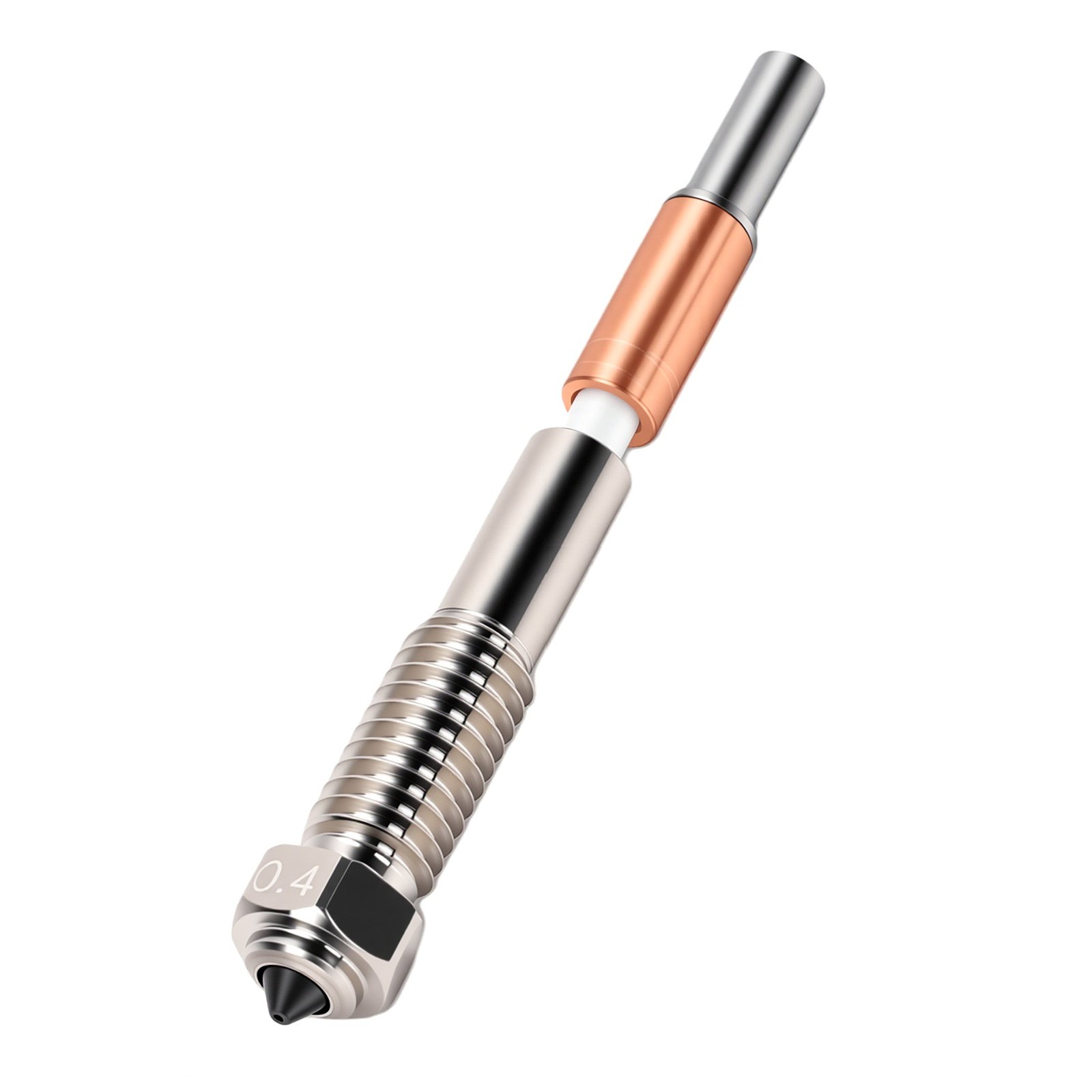 Bimetal Nozzle Fit For QIDI PLUS4 3D Printer Hardened Steel Tip Copper Body LKUX