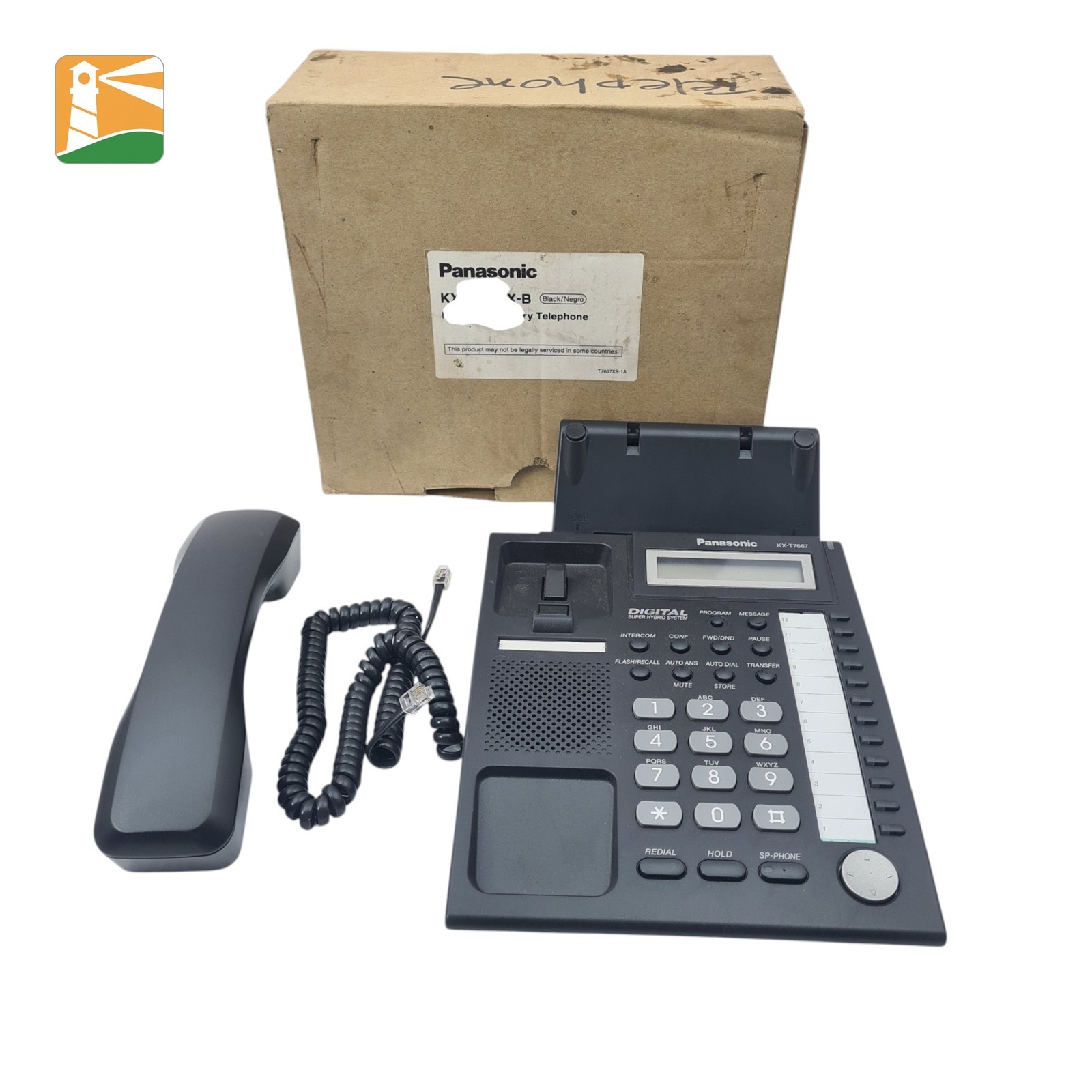 Panasonic KX-T7667X-B Digital Proprietary Telephone. Open Box 