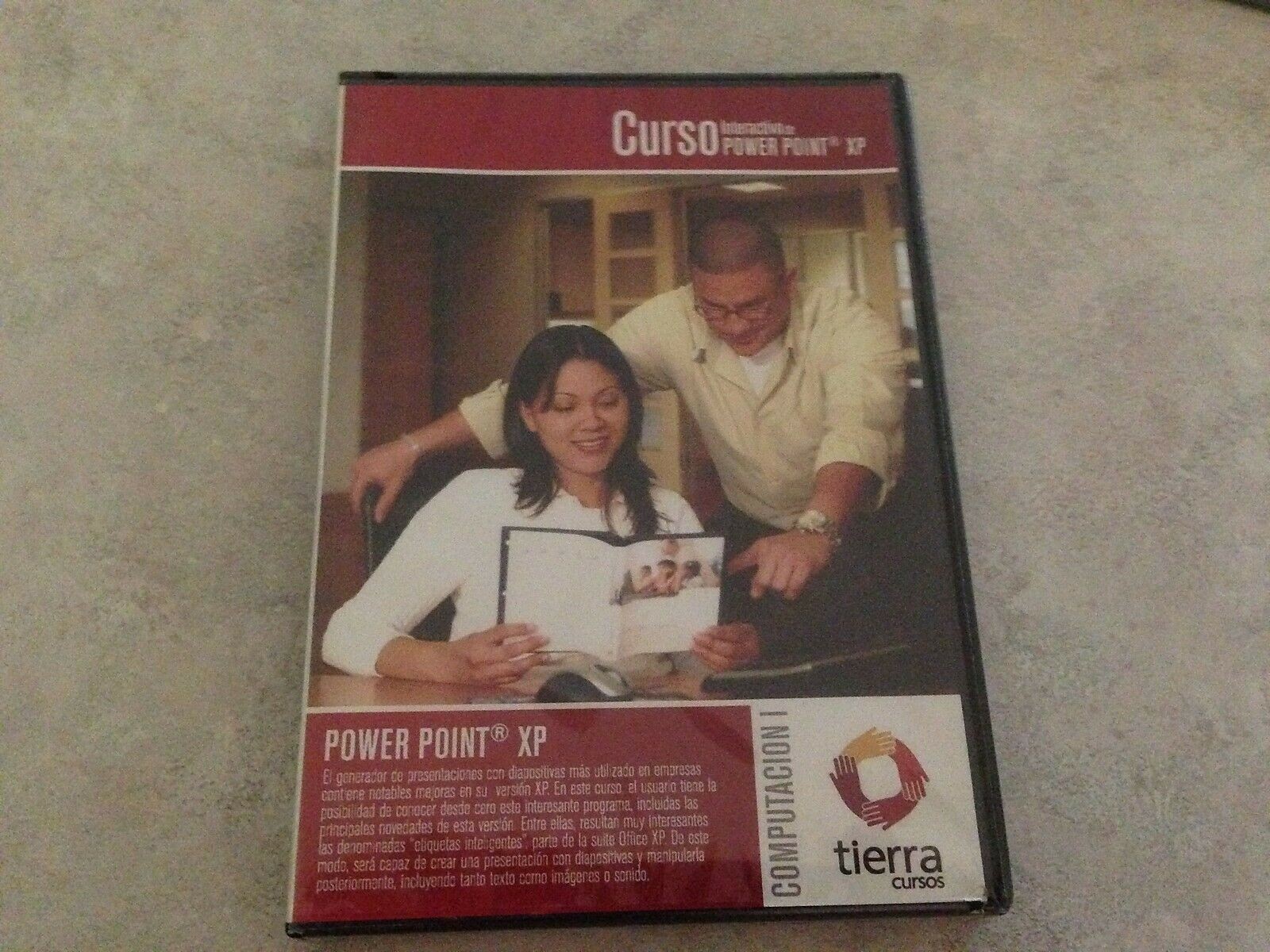 Curso Interactivo de Power Point XP Tierra Cursos Computer Software CD-ROM NEW