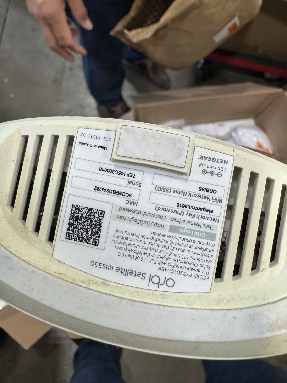 NETGEAR Orbi RBS350 Dual-Band Mesh WiFi 6 AX1800 Satellite