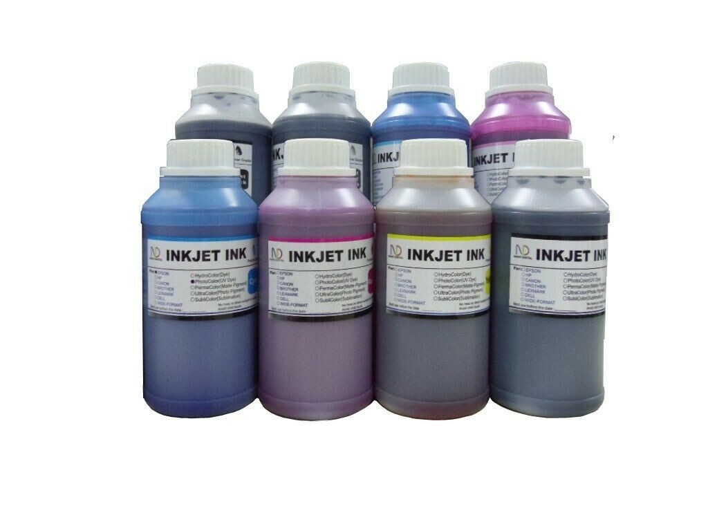 8x250ml ND® Dye Refill Ink for Canon CLI-8 PIXMA Pro9000 Mark II & BCI-6  iP8500