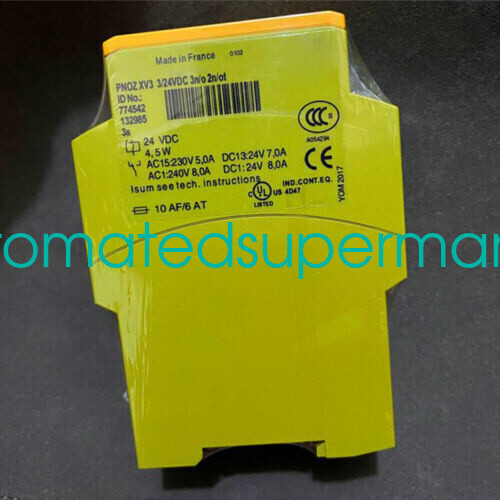 1PC NEW PILZ PNOZ XV3 Safety Relay 774542 Shipping by DHL/FedEX