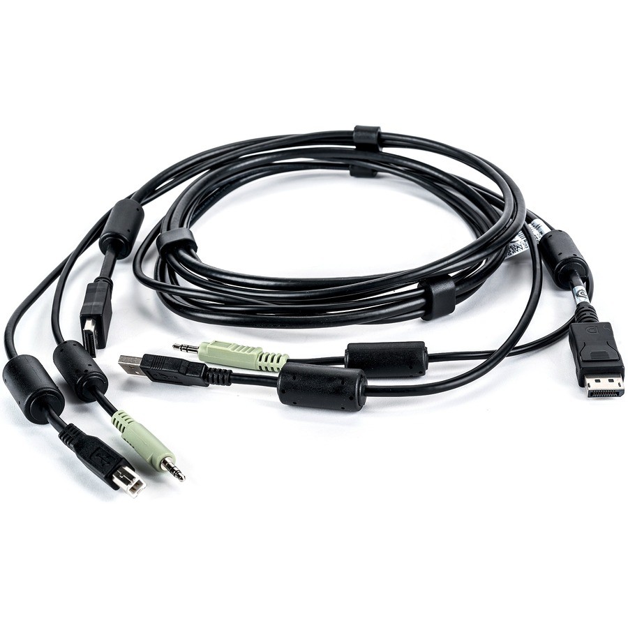 Vertiv Avocent USB Keyboard and Mouse, DisplayPort and Audio Cable, 6 ft. for