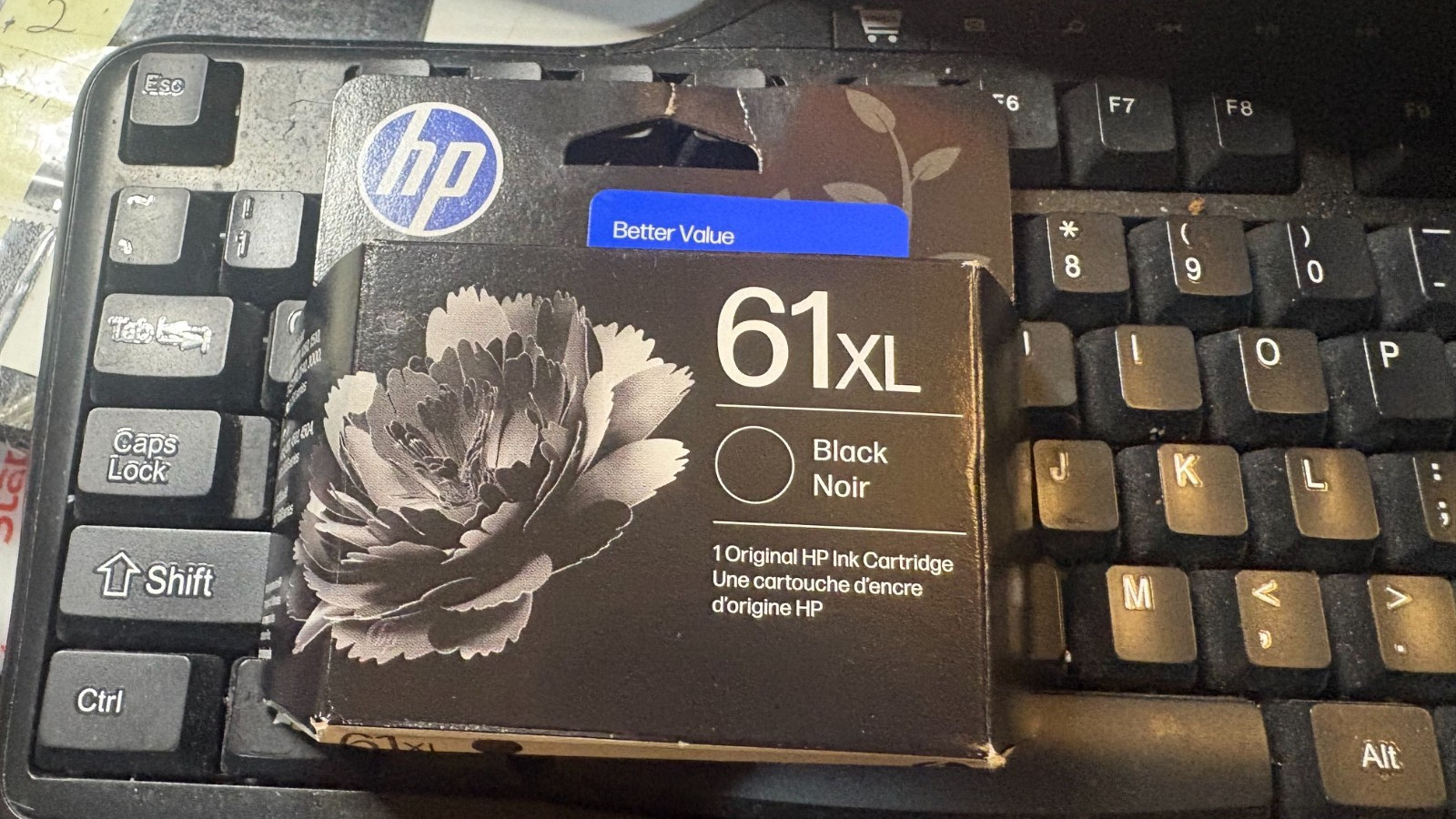 New & Sealed Genuine OEM HP 61XL Black Ink Cartridge EXP 04/2028 - NIB