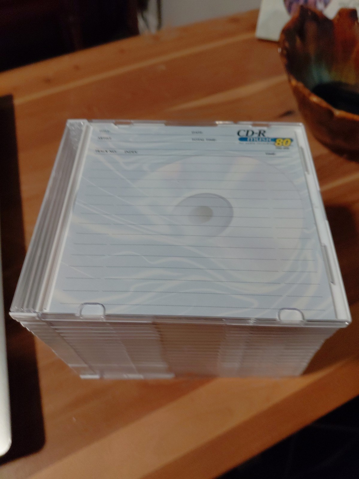Maxell CD-R Music 20 Pack with Jewel Cases MB 80min  New In Open Box
