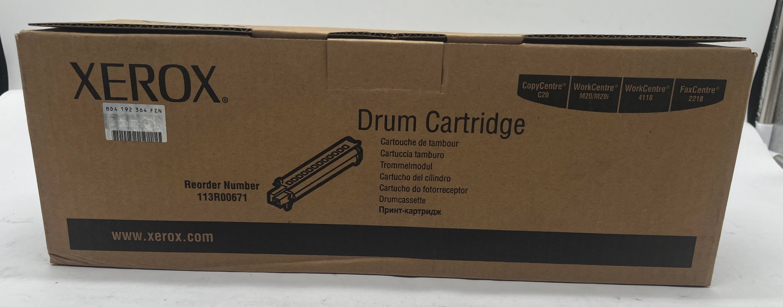 Genuine Xerox 113R00671/113R671 Drum Cartridge, OEM