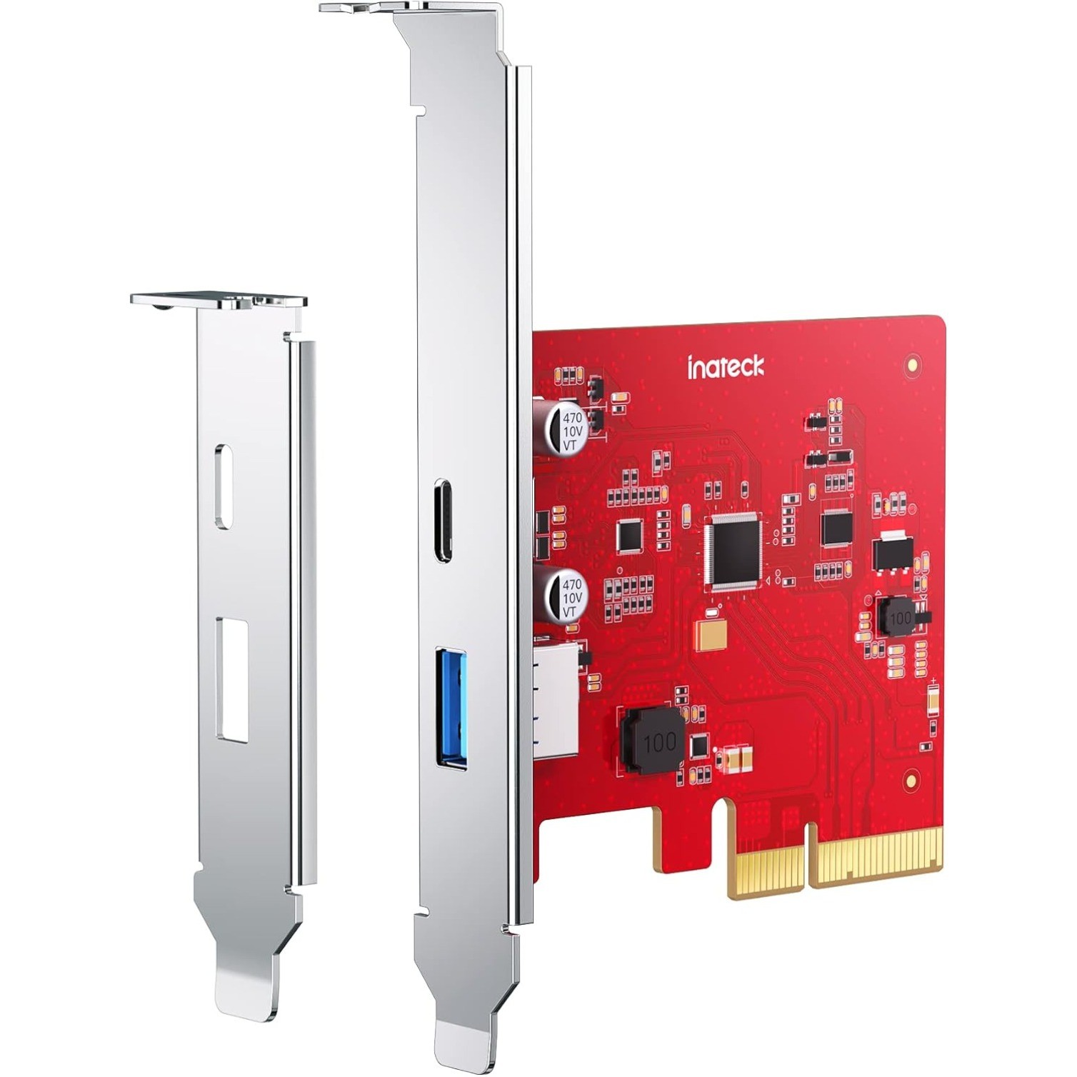 PCIe USB 3.2 Gen 2 x2 Card, with 20 Gbps Bandwidth, 1 Type-C Port,Redcomets U27