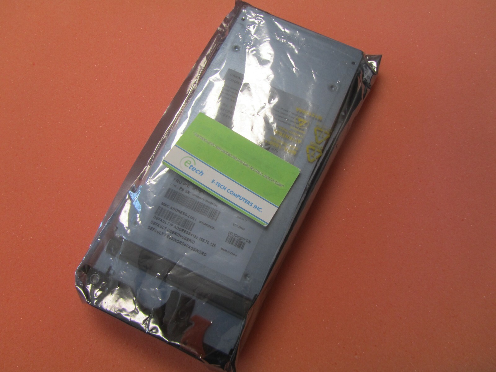25R5778 - IBM BladeCenter Advanced Management Module, FRU 39Y9661