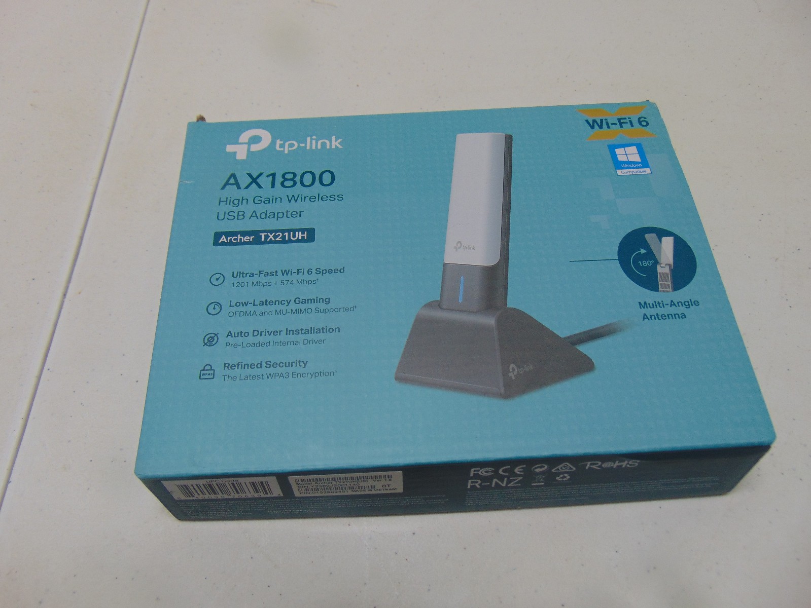 TP-Link AX1800 WiFi 6 USB Adapter for Desktop PC Wireless Network Adapter