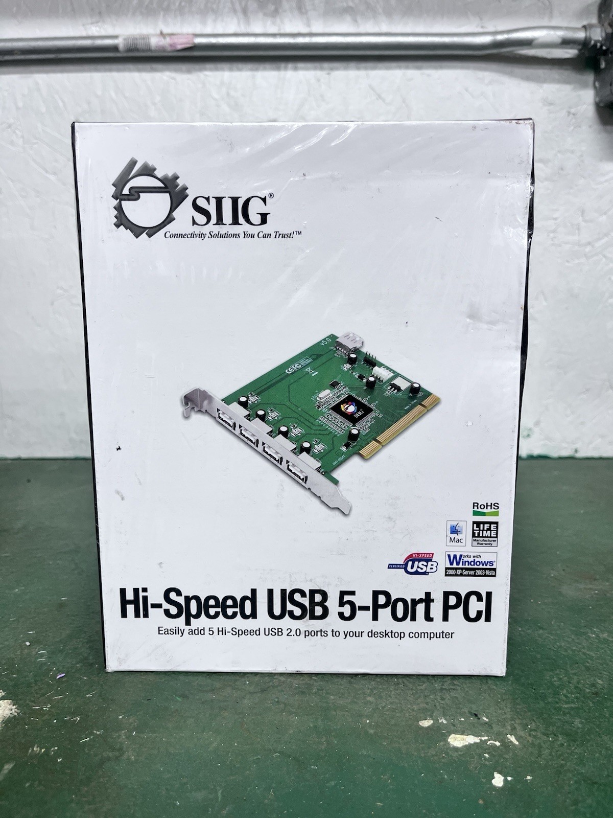 SIIG Hi‑Speed USB 5‑Port PCI Card JU-P50212-S5