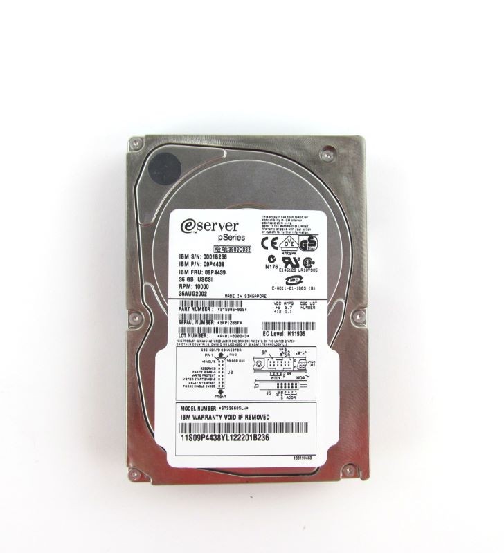 IBM 00P3065 36.4GB Ultra2 SCSI Disk Drive 10K RPM 68 Pin