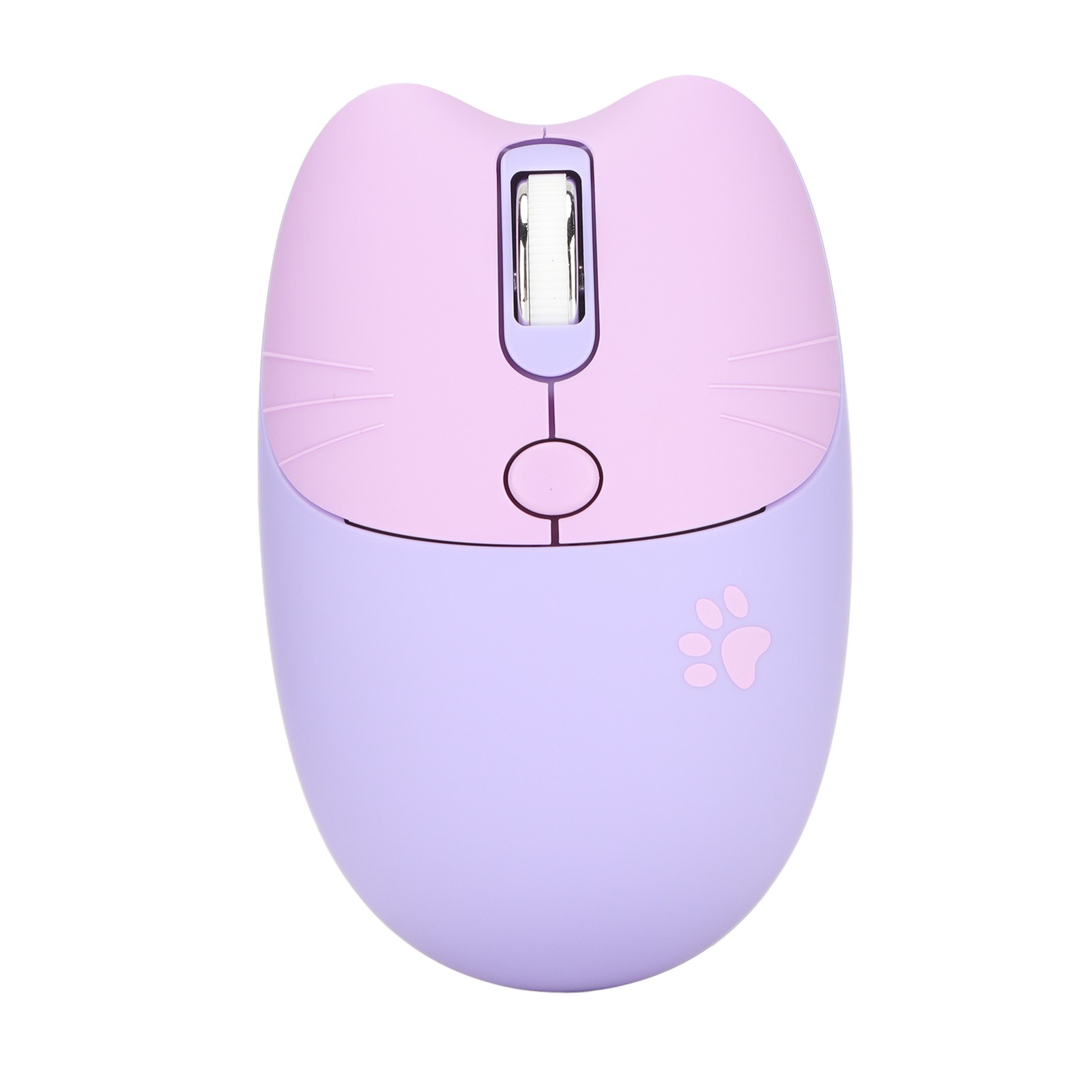 Cute Cat Shape 2.4G Wireless Keyboard And Mouse Colours Low Power Technolog QKCN