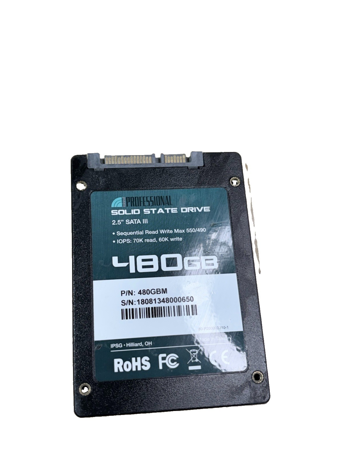 Inland Professional 480GB 2.5" SATA SSD Internal Solid State Drive 480GBM