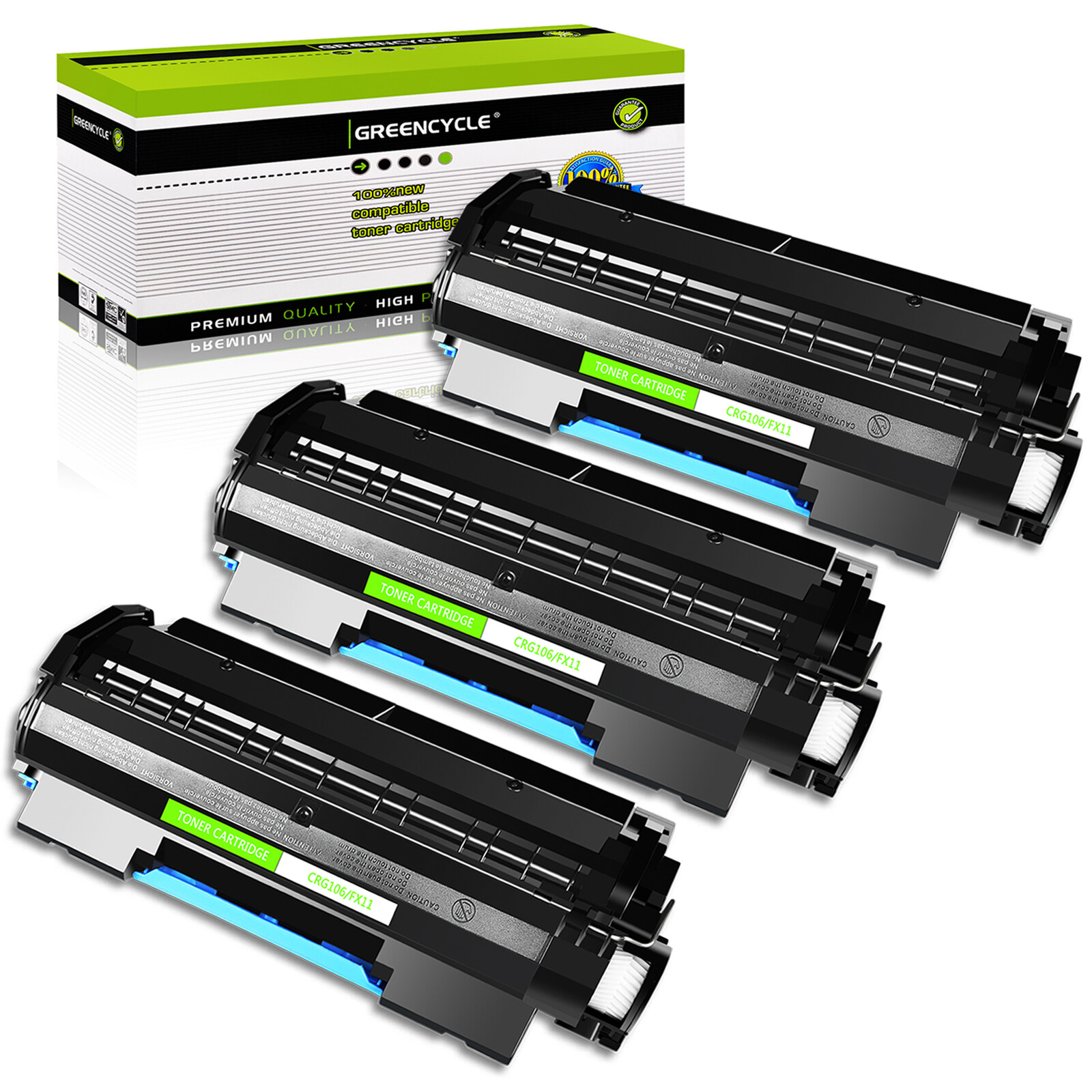 3PK C106 0264B001 Toner Cartridge For Canon ImageClass MF6580 MF6590 MF6595cx