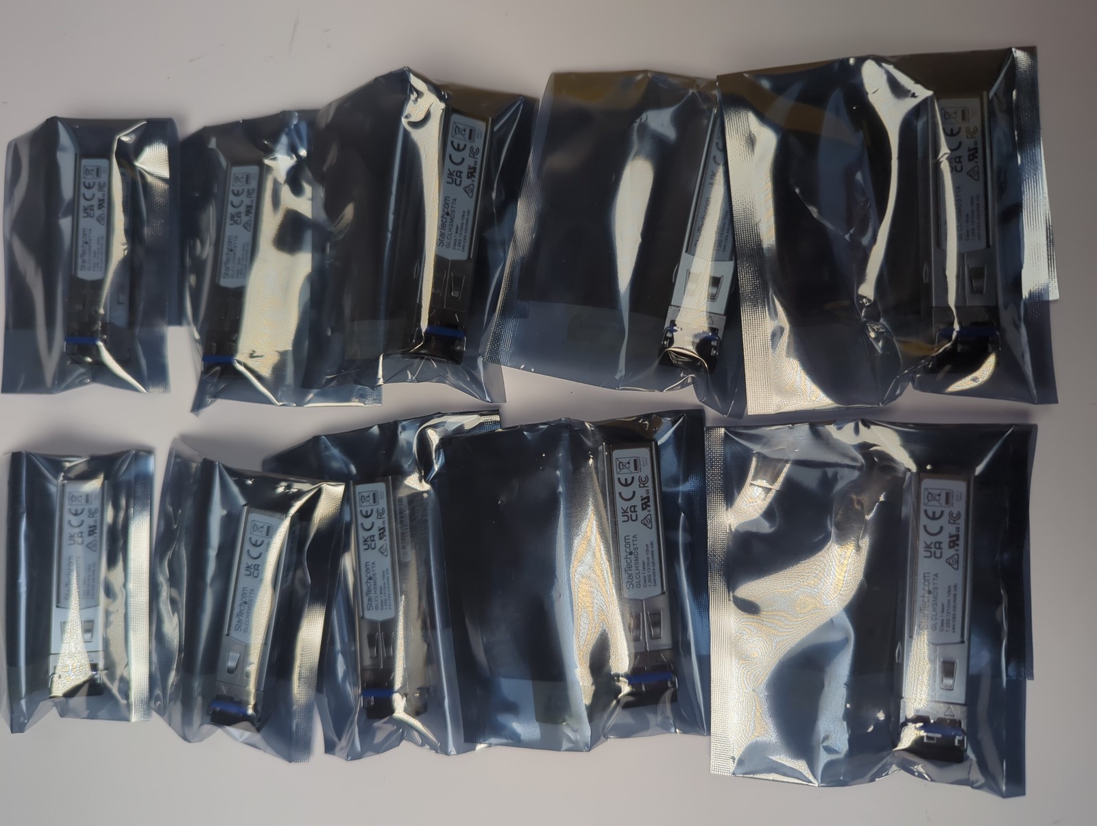 10 Pack StarTech.com GLCLHSMDSTTA Cisco Compatible SFP Module - 1000BASE-LX/L