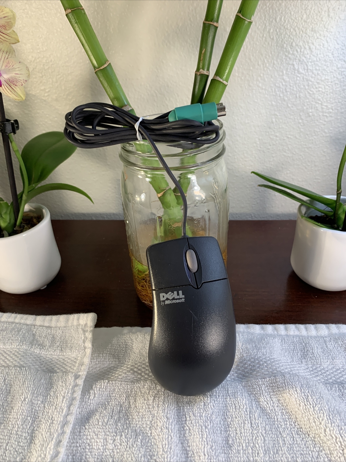 Microsoft Dell IntelliMouse 1.3A PS/2 Compatible Wired Mouse Wheel X06-08477