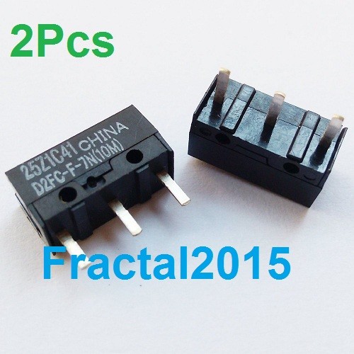 2pcs Omron Micro Switch D2FC-F-7N for Mouse (10m)