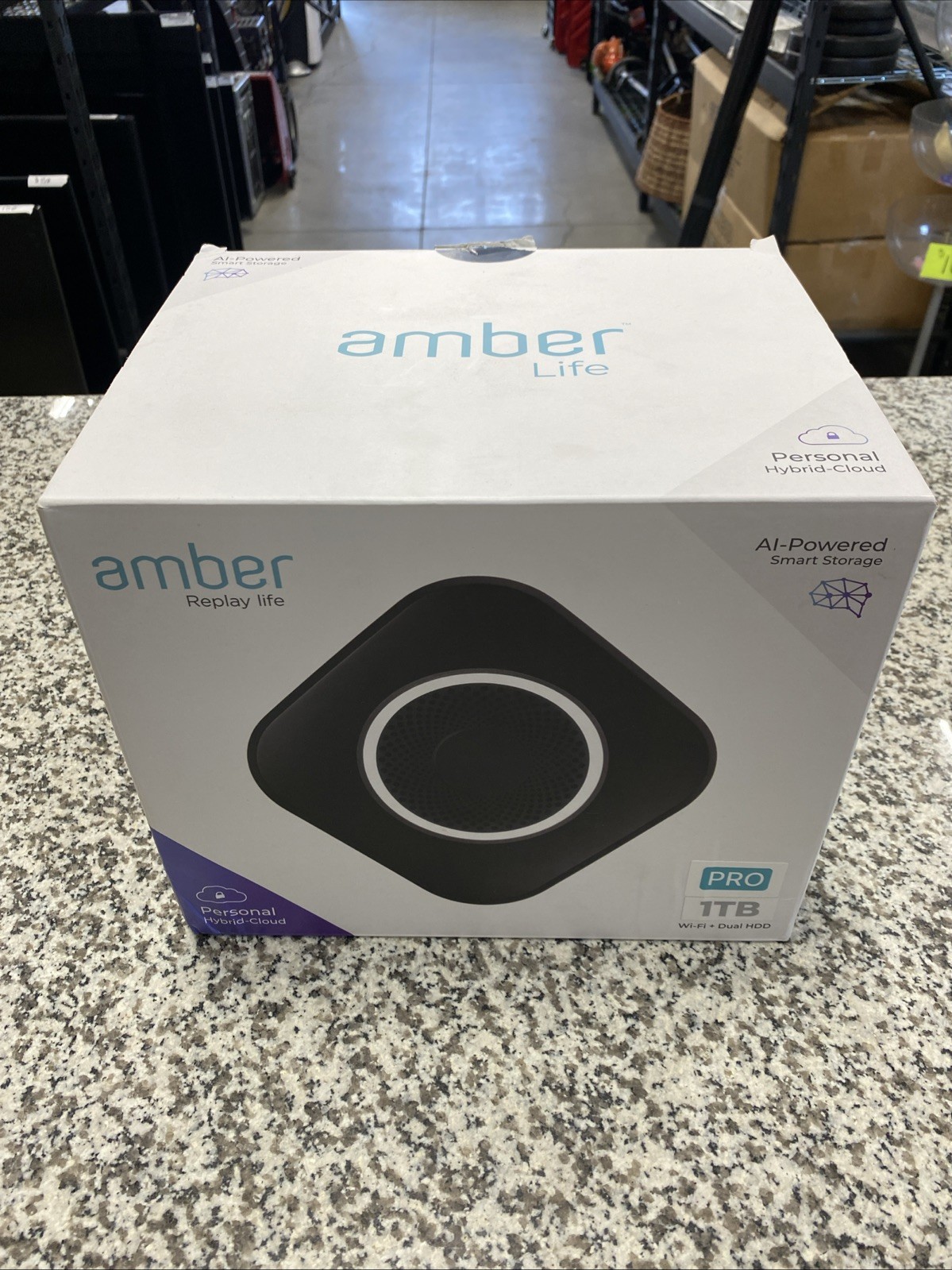 Renewed AmberPRO All-in-One Smart Personal Cloud Storage 1TB X2