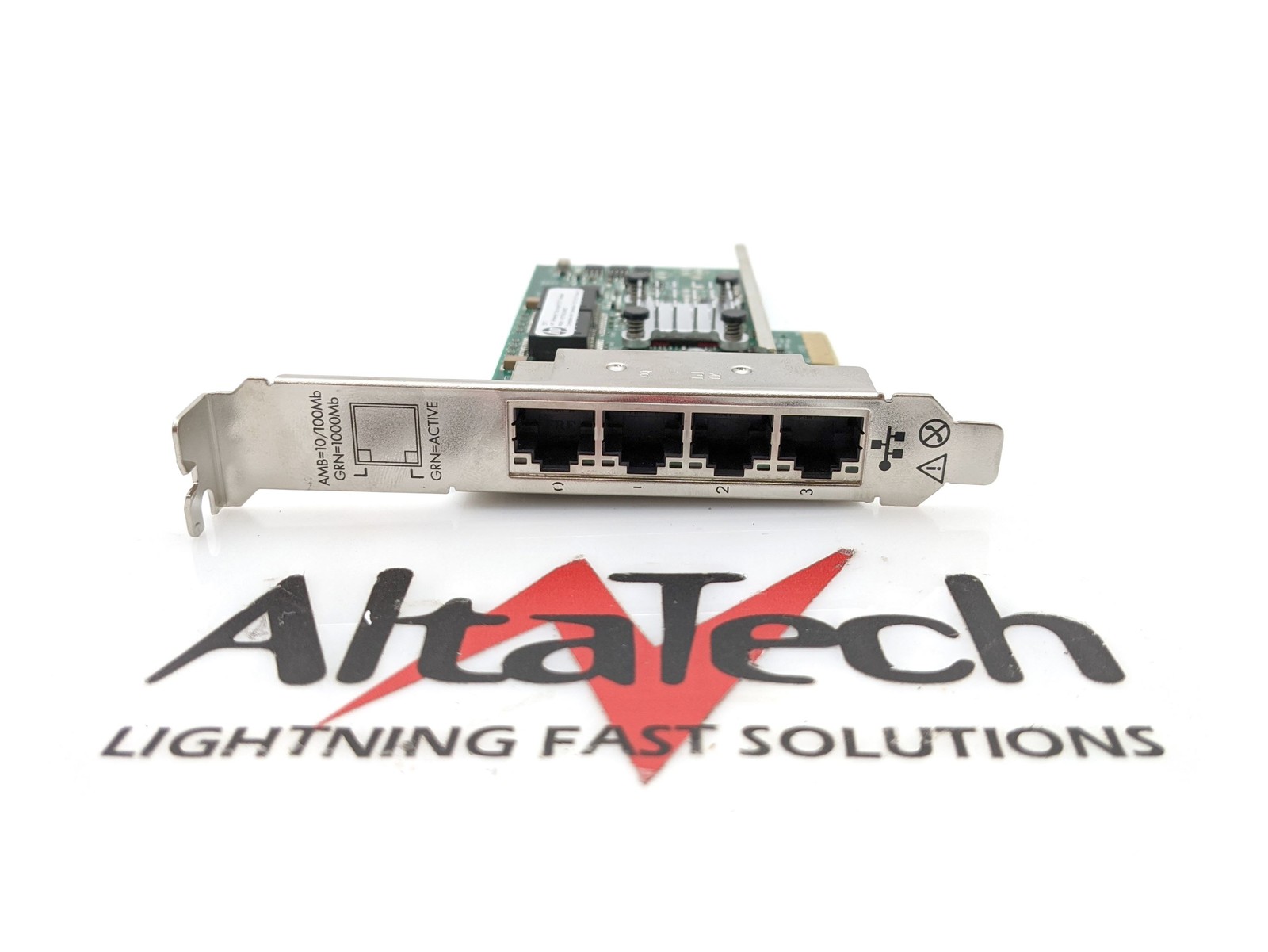 HPE Ethernet 1GB 4-Port 331T Adapter Card 647594-B21 649871-001, PCIe2.0 x4, 4MB