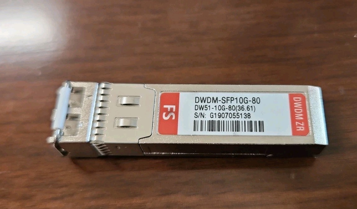 DWDM-SFP10G-80: FS 10G SFP+ optical module / DW51-10G-80 (36, 61)