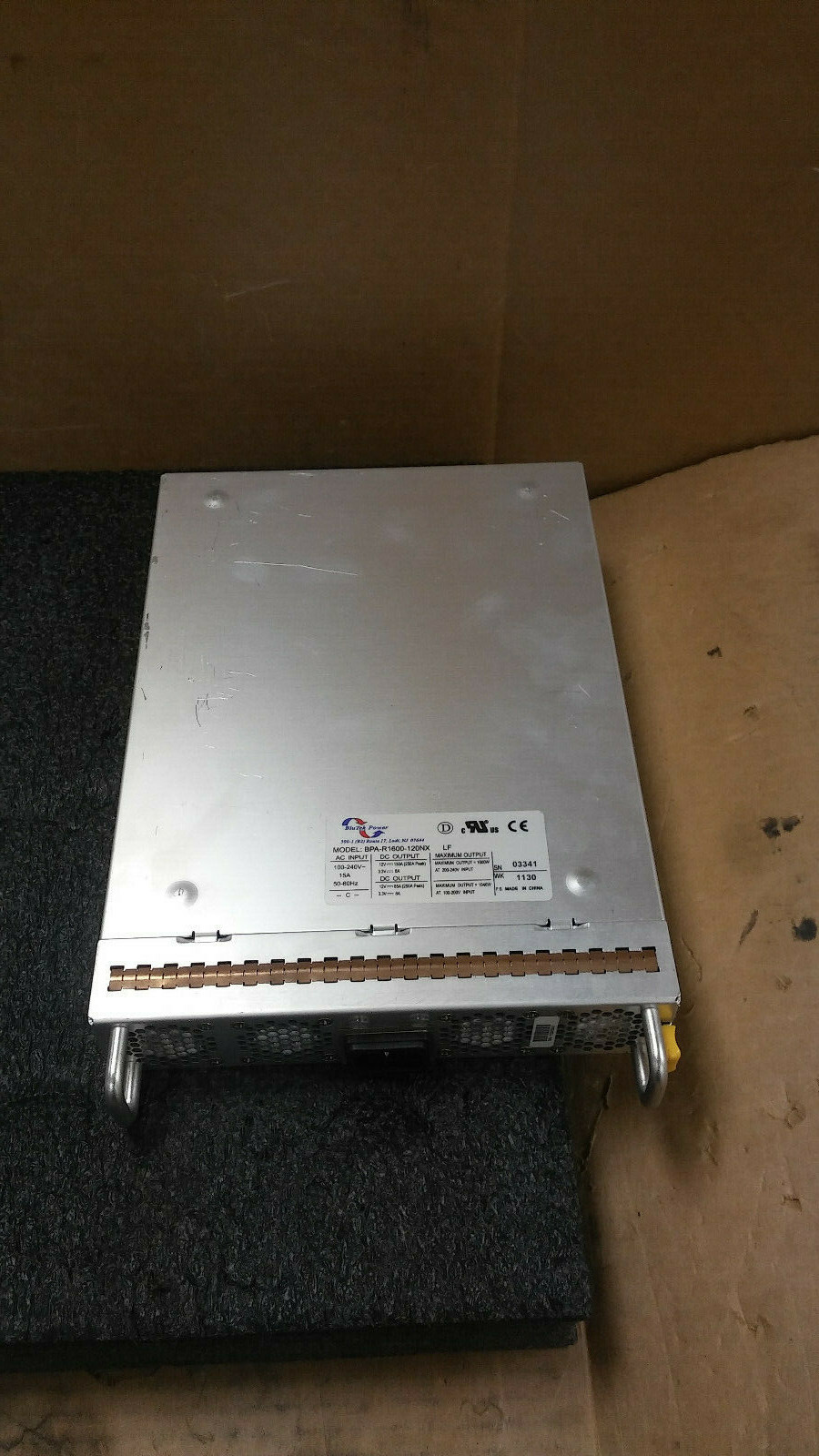 BLUTEK Power Model BPA-R1600-120NX Power Supply