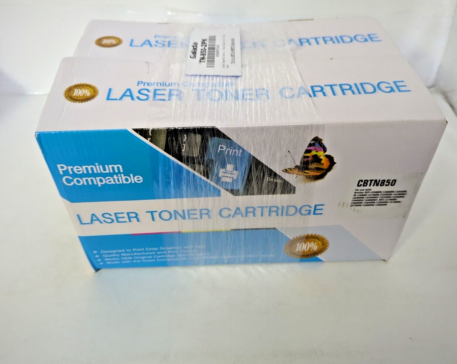 2PK PREMIUM COMPATIBLE LASER TONER CARTRIDGE CBTN850