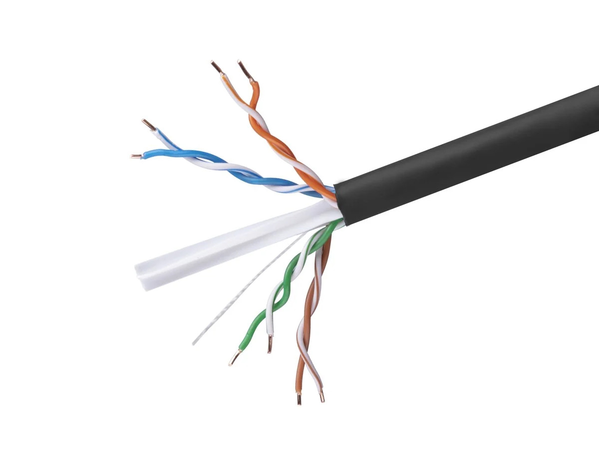 Monoprice Cat6 Ethernet Bulk Cable - Solid, 550MHz, UTP, 23AWG, No Logo, 1000ft
