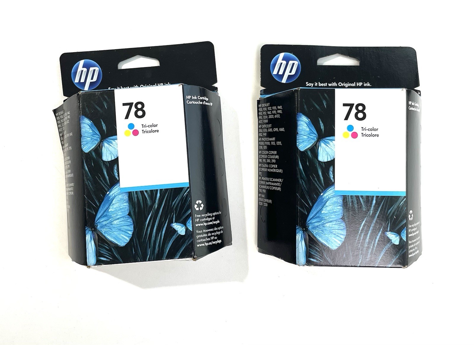 HP 78 Tri-Color Ink Cartridge C6578DN Genuine Lot Set of 2 Exp 2012 - NEW