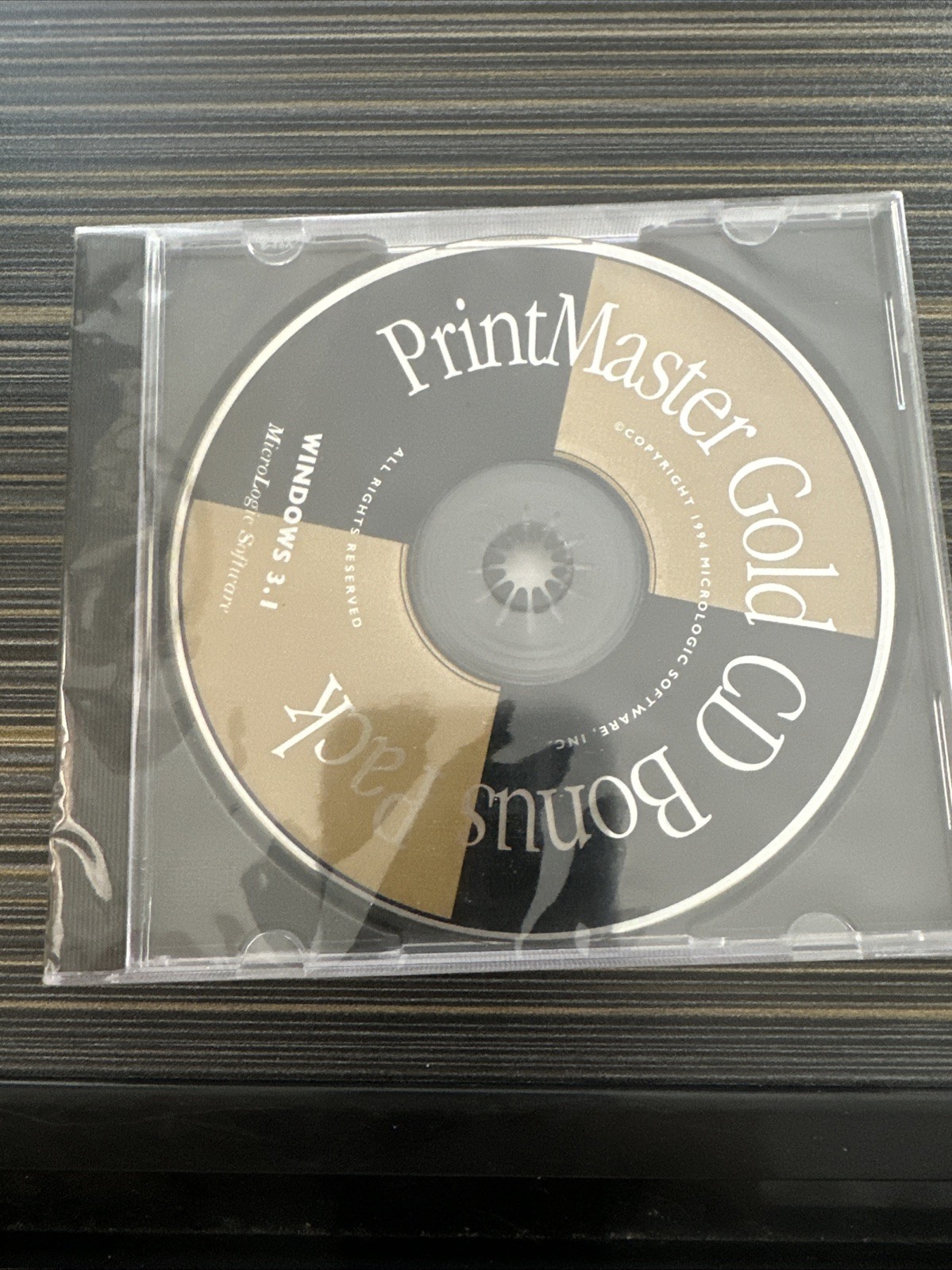 PrintMaster Gold Classic v3 PC CD-ROM Mindscape Win 95 3.1 New Sealed