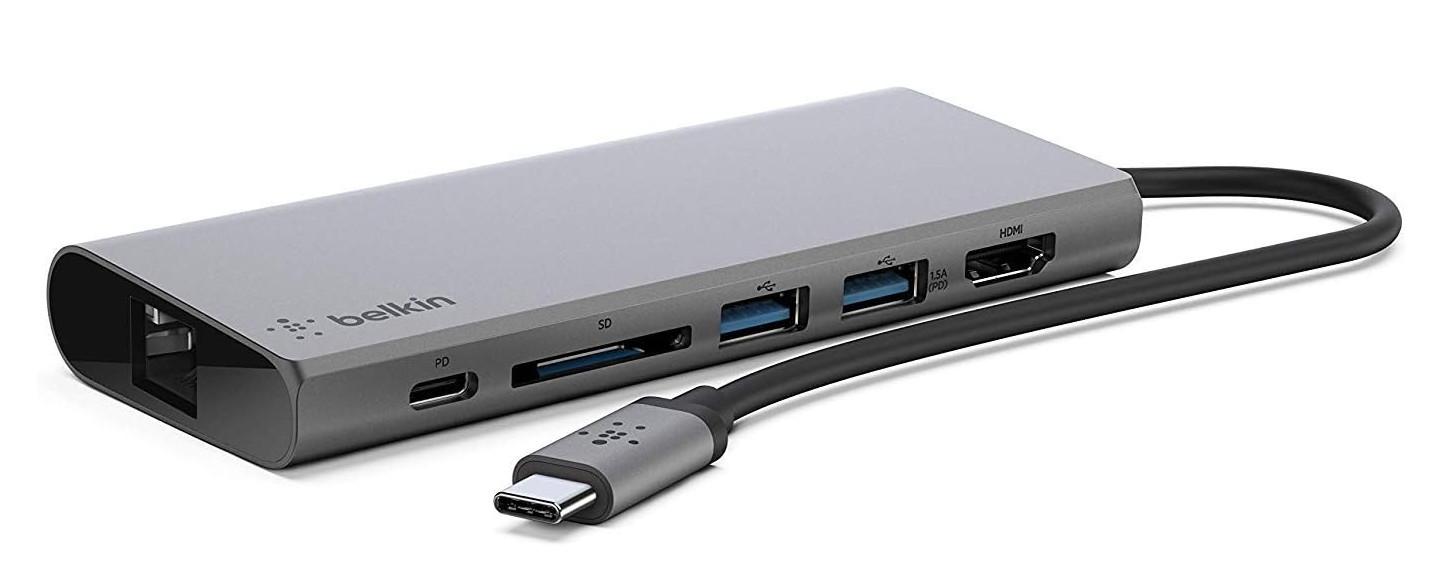 Belkin  USB-C Multimedia Hub, 6-in-1 Multi-Port Docking Station NEW IN BOX
