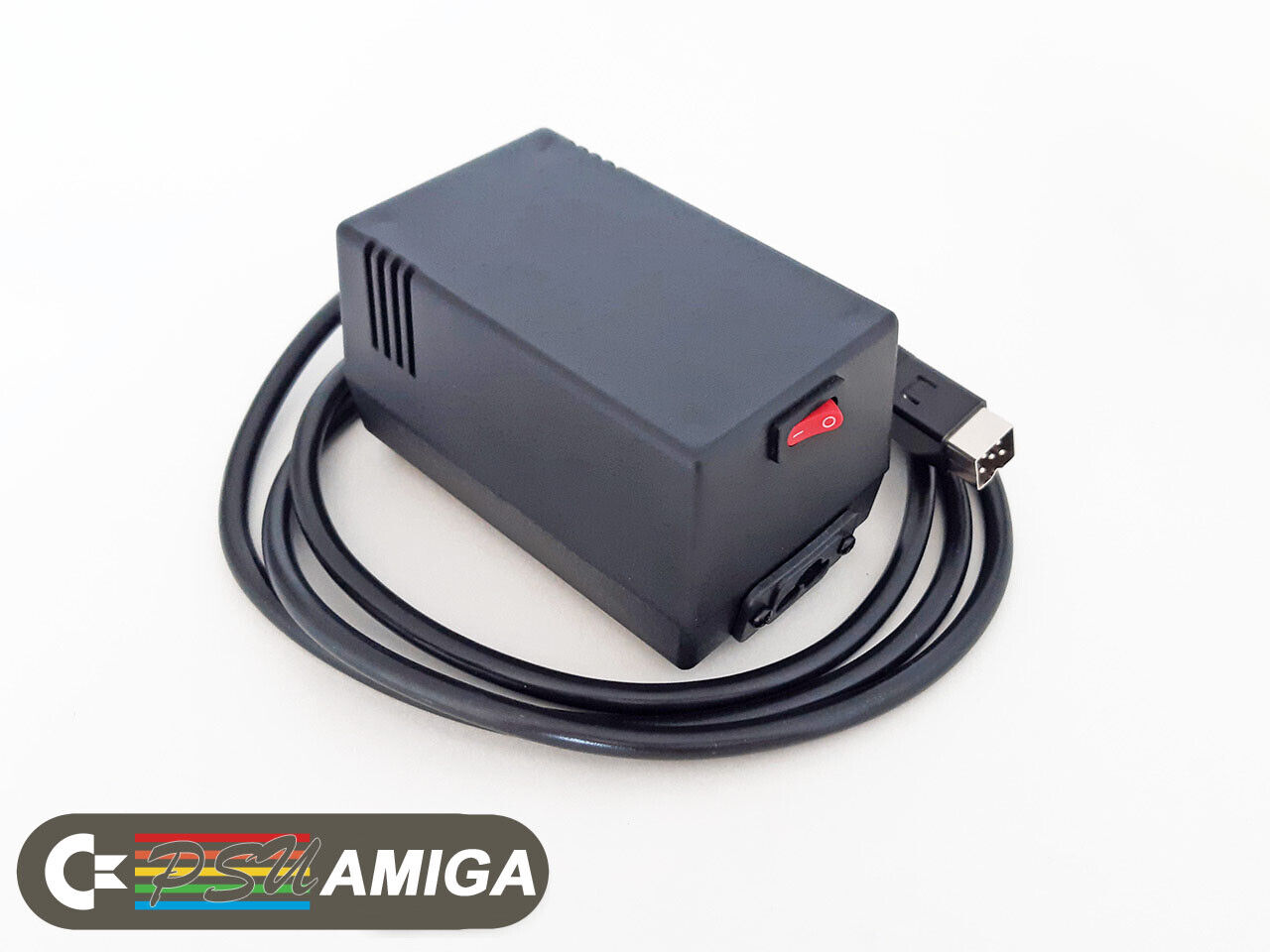 Amiga PSU. Power supply for Commodore Amiga A500, A600, A1200 BLACK (US plug)