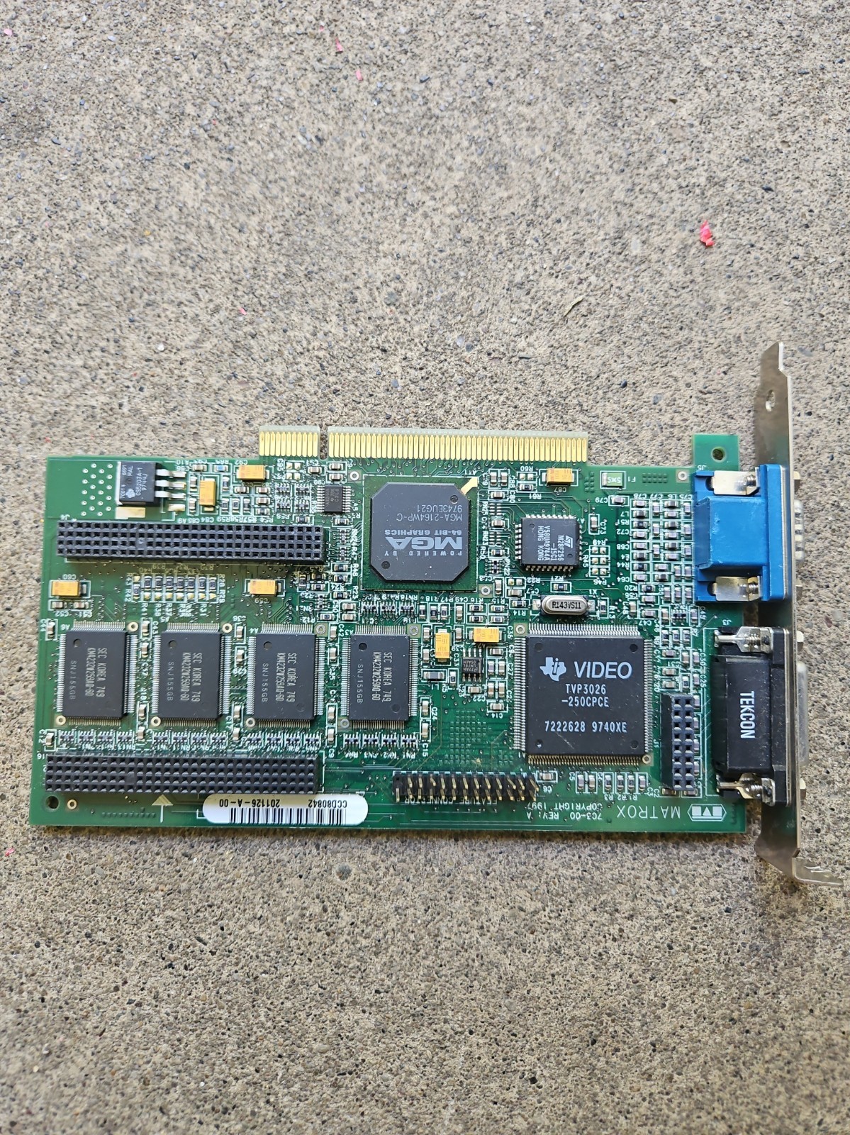 Vintage Matrox Millennium II 8MB WRAM PCI Graphics Video Card (MIL2P/8N) #4