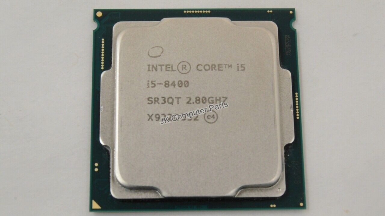 Intel Core i5-8400 2.8GHz Base 4GHz Turbo, 6-Core, 9MB Cache LGA 1151 CPU