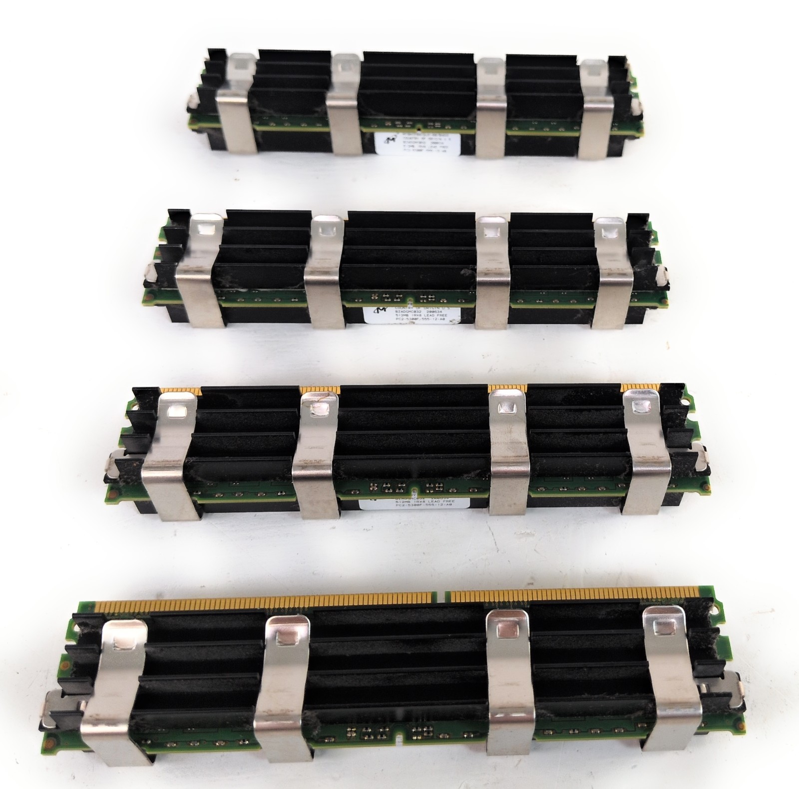 Apple Mac Pro Memory Micron 2GB (4X512MB) DDR2-667 MT9HTF6472JY-667B4D3 FBDIMM