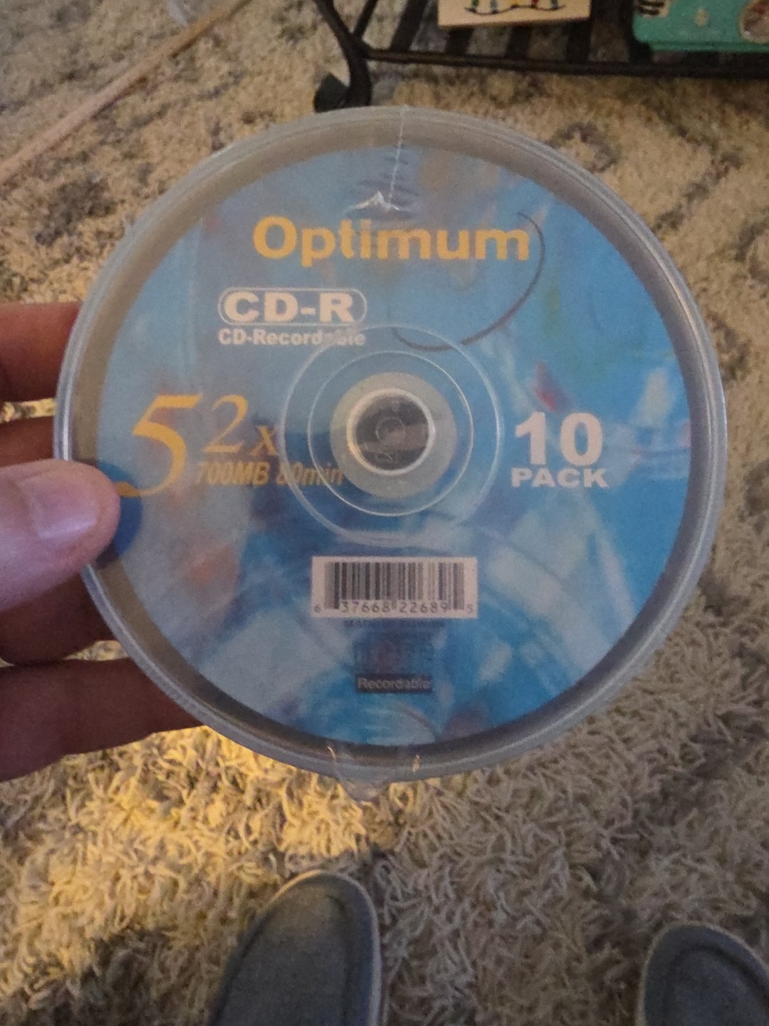 10 Pack Optimum CD-R - CD Recordable 52 x 700 MB 80 Min - Brand New & Sealed