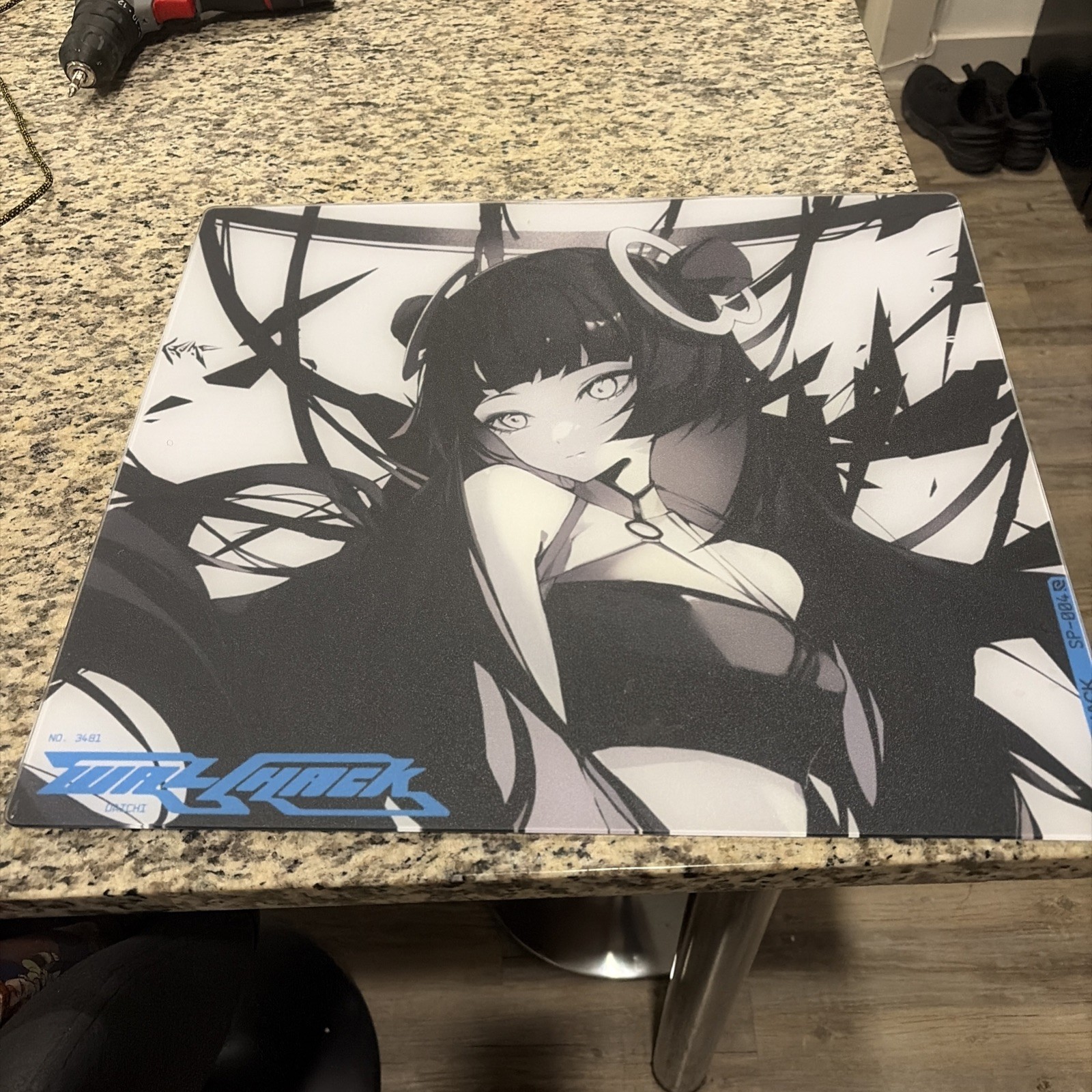 Skypad Wallhack SP-004 Faith Yume Limited Edition Glass Mouse Pad