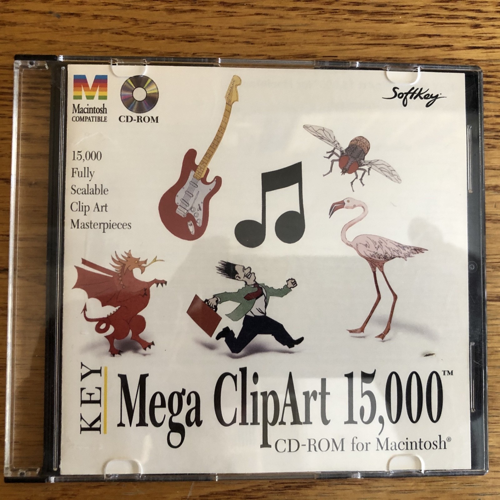 Mega ClipArt 15,000 Macintosh CD Disc / Macintosh Computer Software