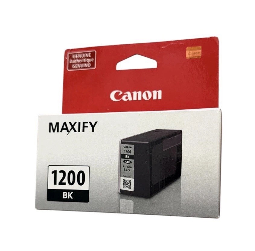 Genuine Canon Maxify 1200 BK Black Ink Cartridge OEM Sealed