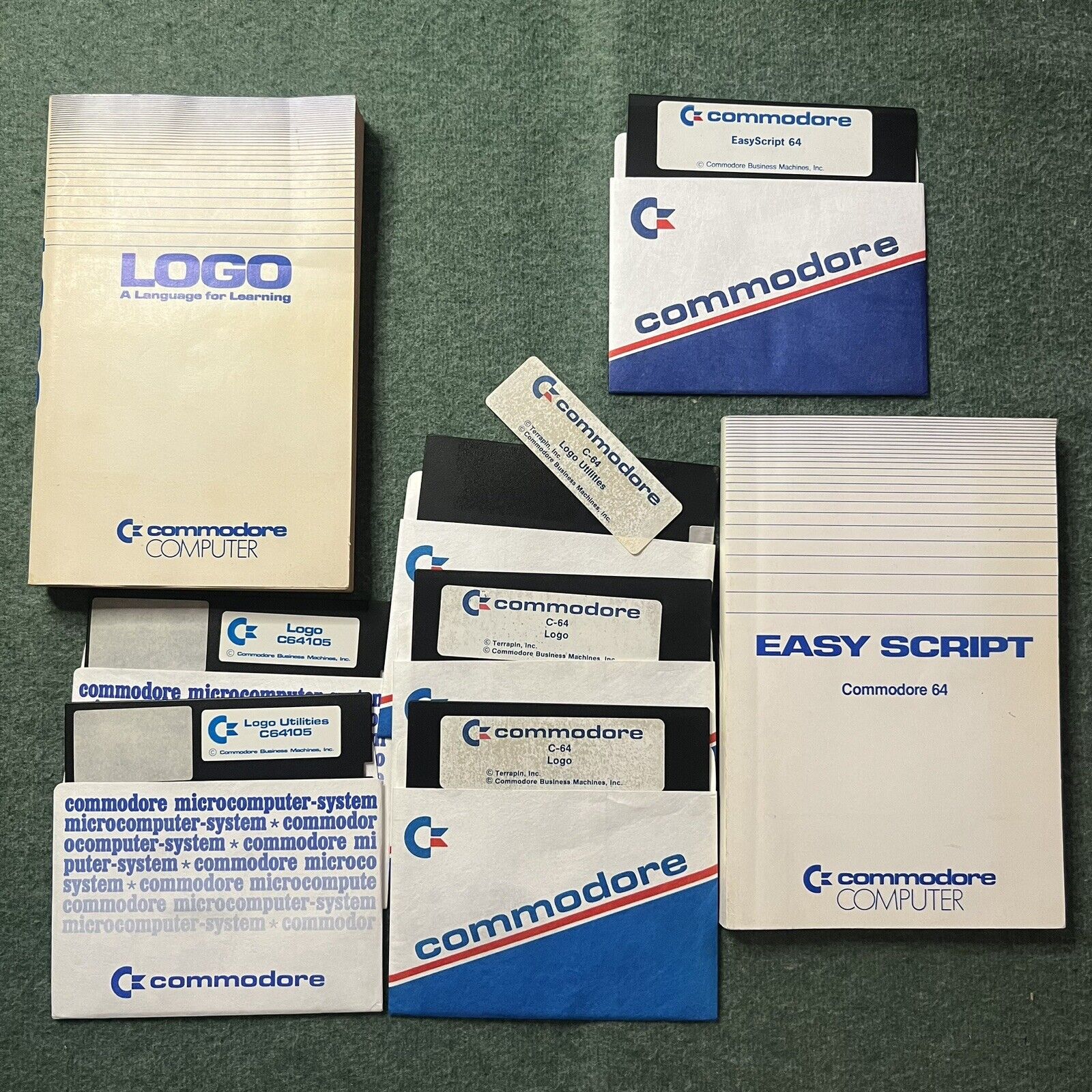 Commodore 64 Logo C64105 C64 & Easy Script Programming Utilities Disk (untested)