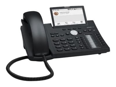 snom D385 VoIP phone with Bluetooth interface SIP 12 lines black 004340