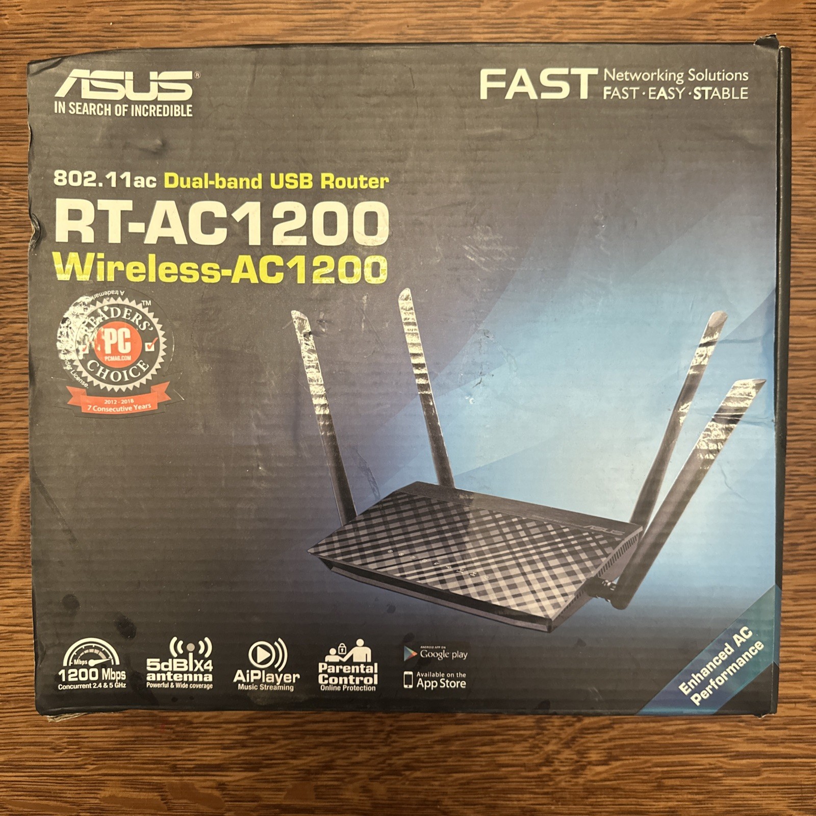 ASUS RT-AC1200 V2 AC1200 Dual Band WiFi Router