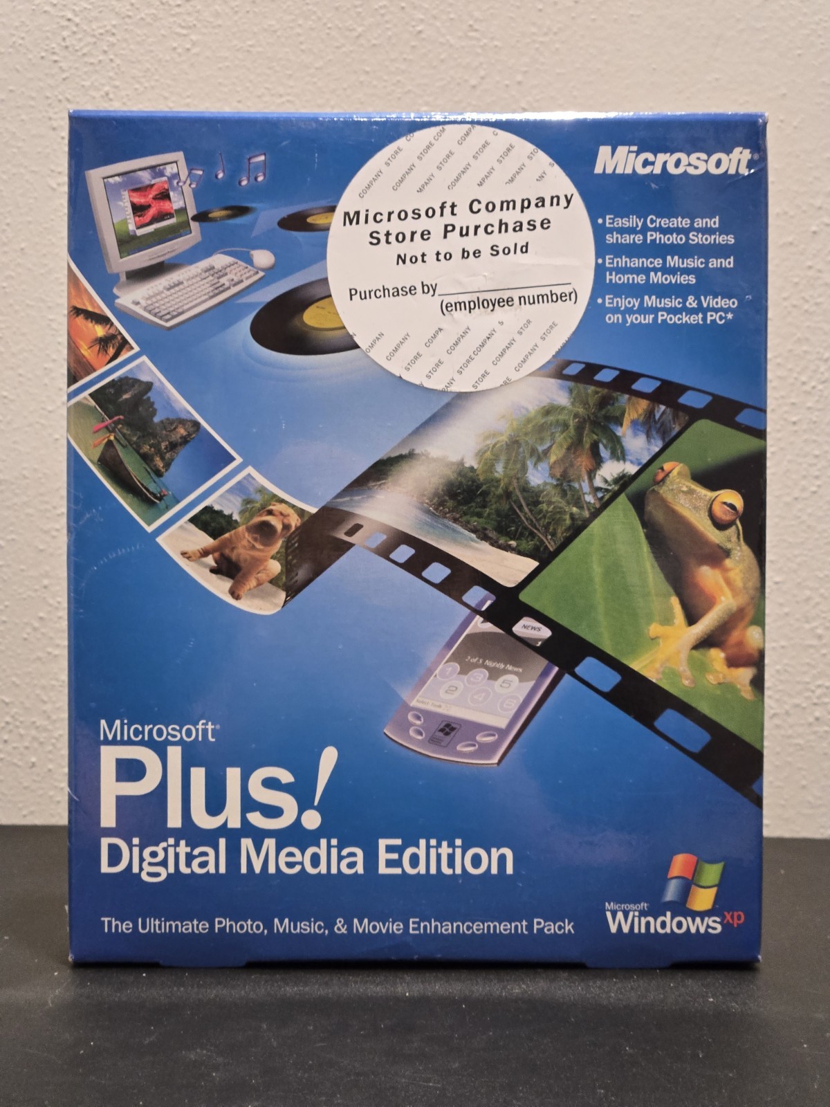 Microsoft Plus Digital Media Edition XP Sealed Microsoft Company Store