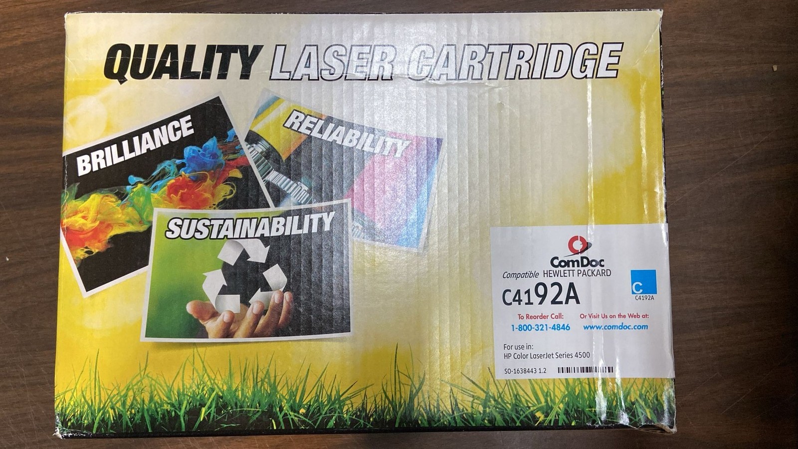 ComDoc QUALITY LASER Cartridge Compatible C4192A For use in HP Color Laseerjet