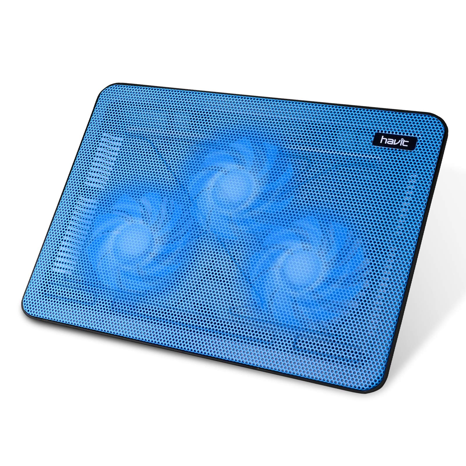 Havit HV-F2056 15.6-17 Inch Laptop Cooler Cooling Pad - Slim Portable blue